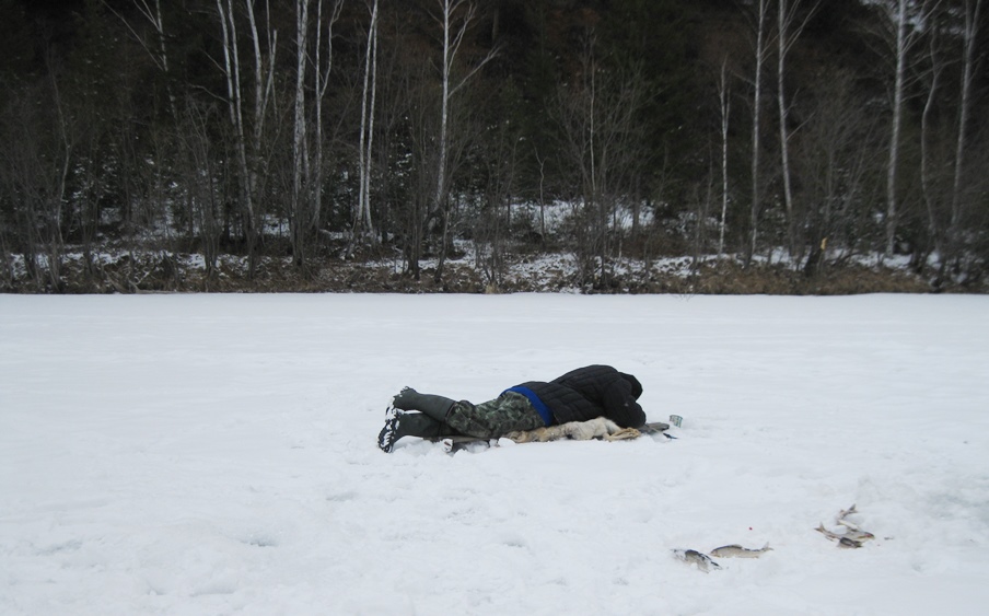 Рыбалка на горной реке . Дебют