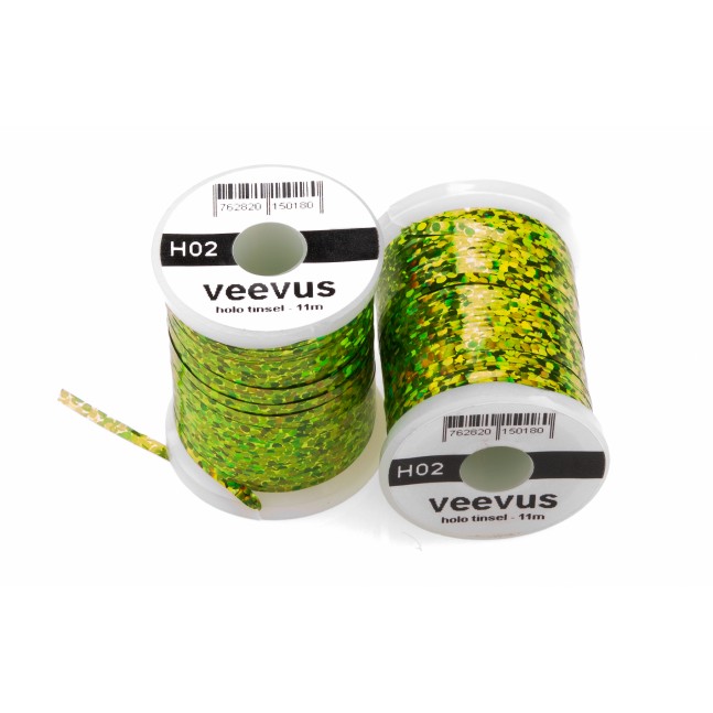 Люрекс VEEVUS Pearl Tinsel и Holographic Tinsel