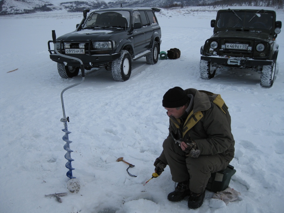 Зимняя рыбалка на Окинском плато или что Мункоеву хорошо ,то Кочеткову не очень