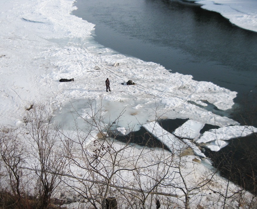 Рыбалка на горной реке . Дебют