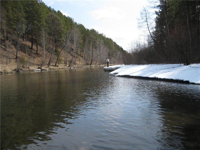 Весной на притоках р. Белая