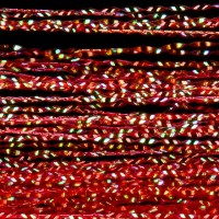 Тонкий крученый люрекс RED  